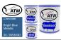 Preview: Chevrolet, Bright Blue Metallic, 25 / WA303D: 1L Lackdose + 1L Klarlack + 500ml Härter - Set, von ATW Autoteile West.